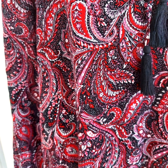 Cato top hi-low V-neck long sleeves Size large - Picture 9 of 10